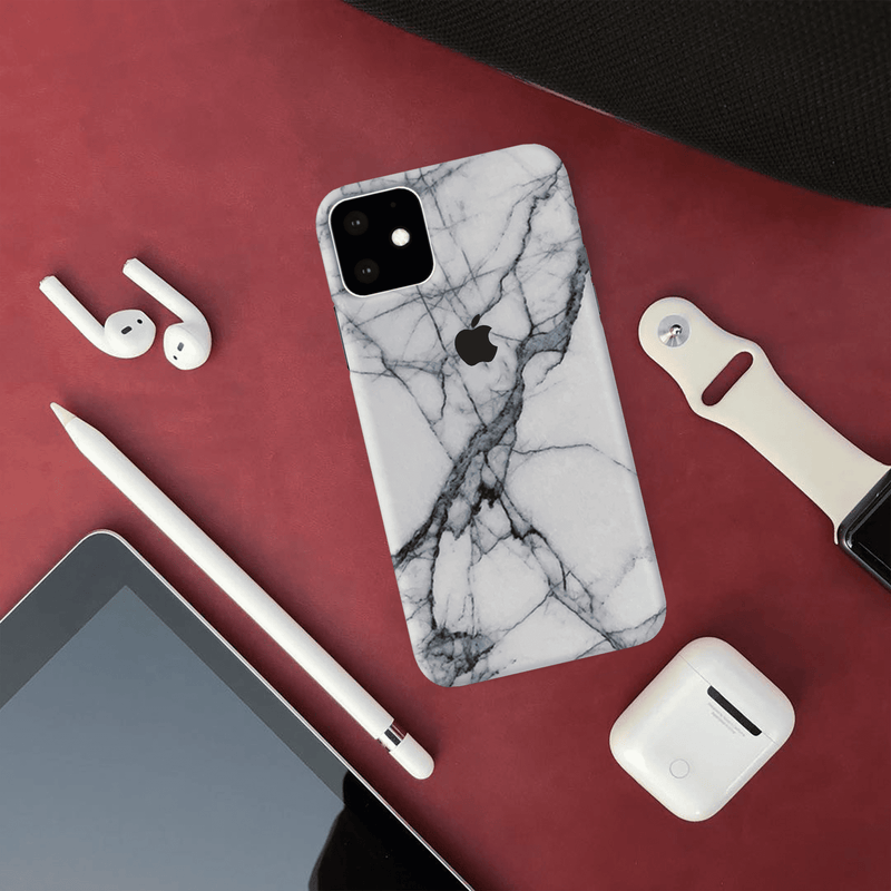 Light Grey Marble Pattern Mobile Case Cover For Iphone 11 Pro
