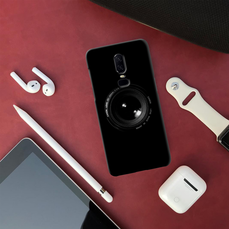 Camera Lence Pattern Mobile Case Cover For Oneplus 6