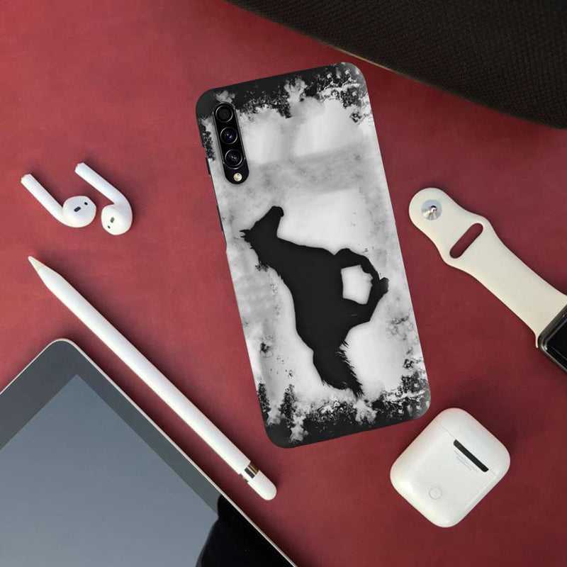 Samsung Galaxy A50 Black horse printed cases
