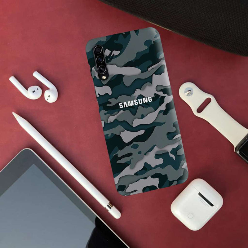 Military Camo Pattern Mobile Case Cover For Galaxy A50S