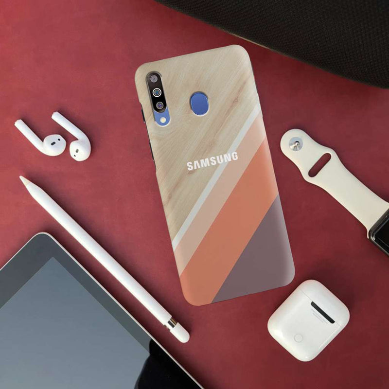 Wooden Pattern Mobile Case Cover For Galaxy M30