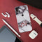 White & Black Marble Pattern Mobile Case Cover For Iphone XS MAX