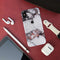 White & Black Marble Pattern Mobile Case Cover For Iphone X