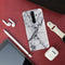 Light Grey Marble Pattern Mobile Case Cover For Redmi Note 8 Pro