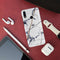 White Marble Pattern Mobile Case Cover For Redmi Note 7 Pro