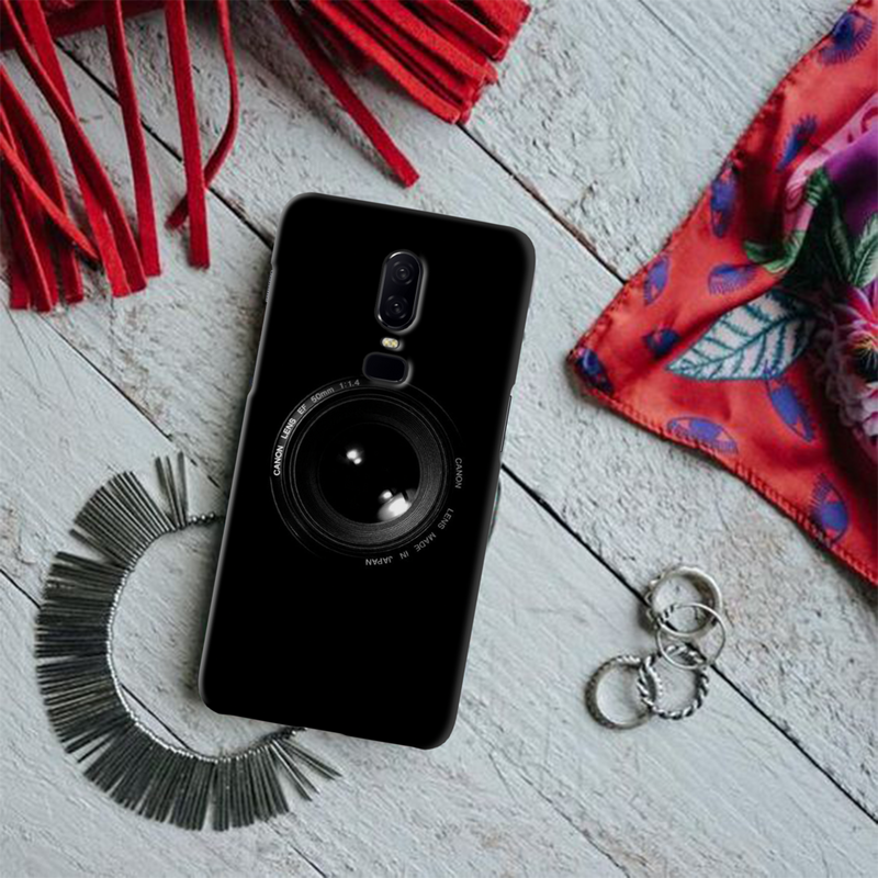 Camera Lence Pattern Mobile Case Cover For Oneplus 6