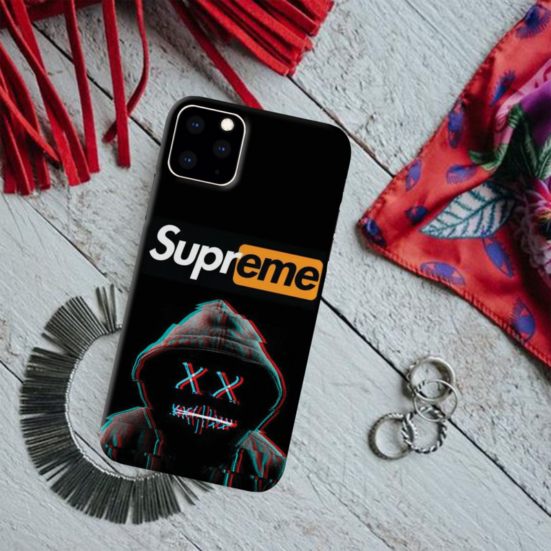 Supreme LED Mask Pattern Mobile Case Cover For Iphone 11 Pro