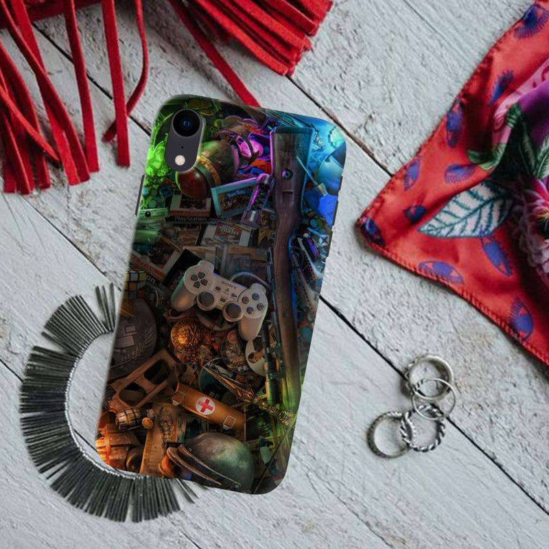 Gaming Pattern Mobile Case Cover For Iphone XR