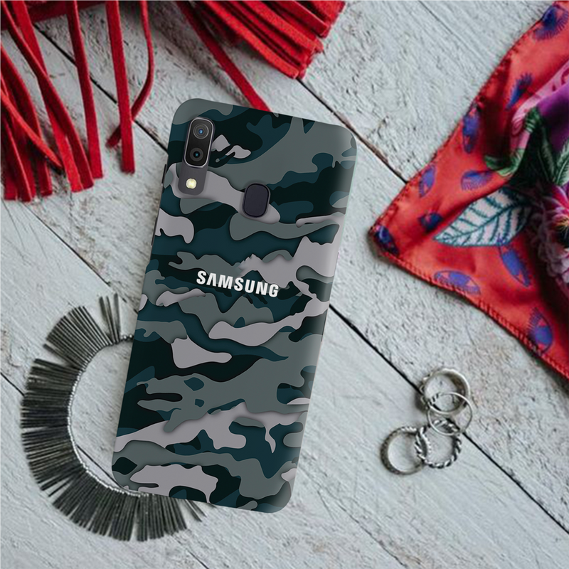 Military Camo Pattern Mobile Case Cover For Galaxy A30