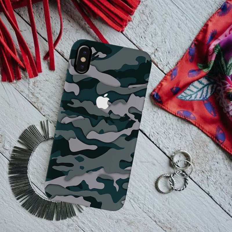 Military Camo Pattern Mobile Case Cover For Iphone X