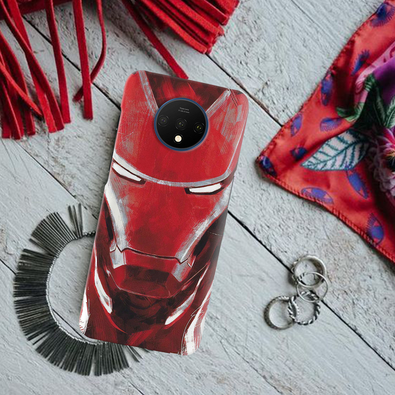 Iron Man Suit Pattern Mobile Case Cover For Oneplus 7T