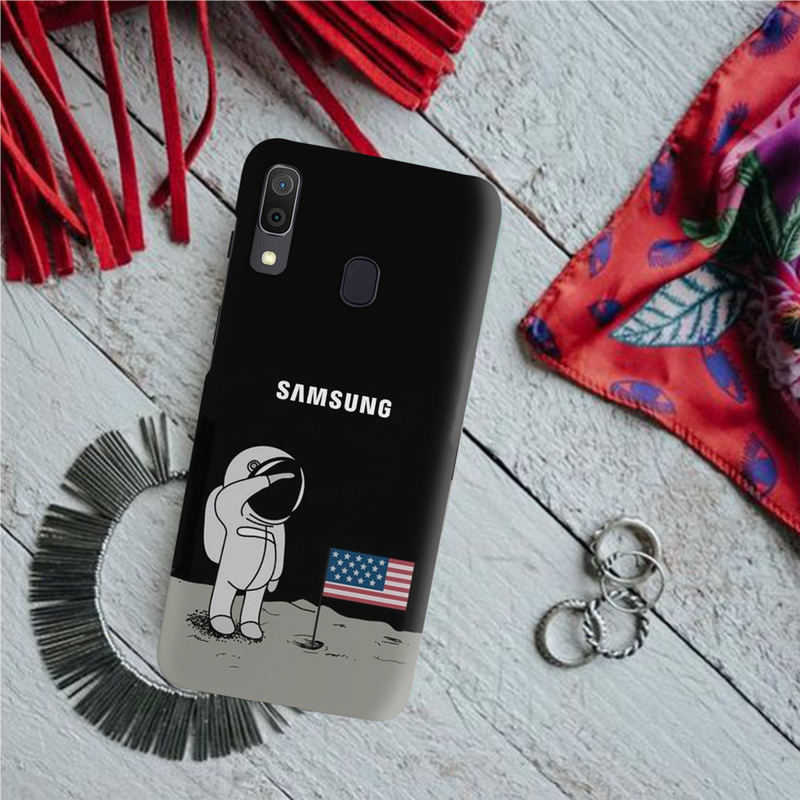 USA Astronaut Pattern Mobile Case Cover For Galaxy A30