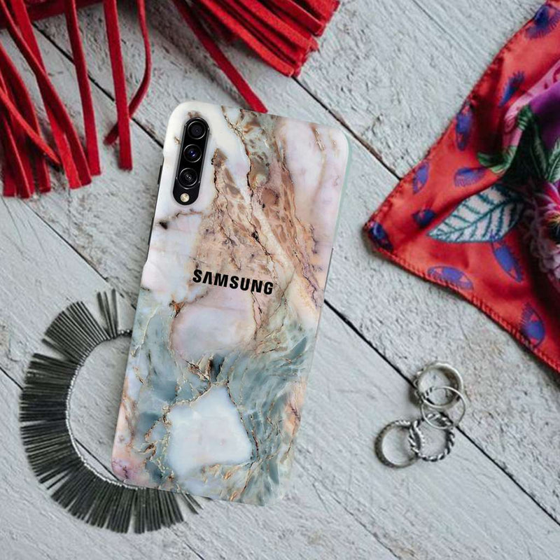 Lite Pink Marble Pattern Mobile Case Cover For Galaxy A50