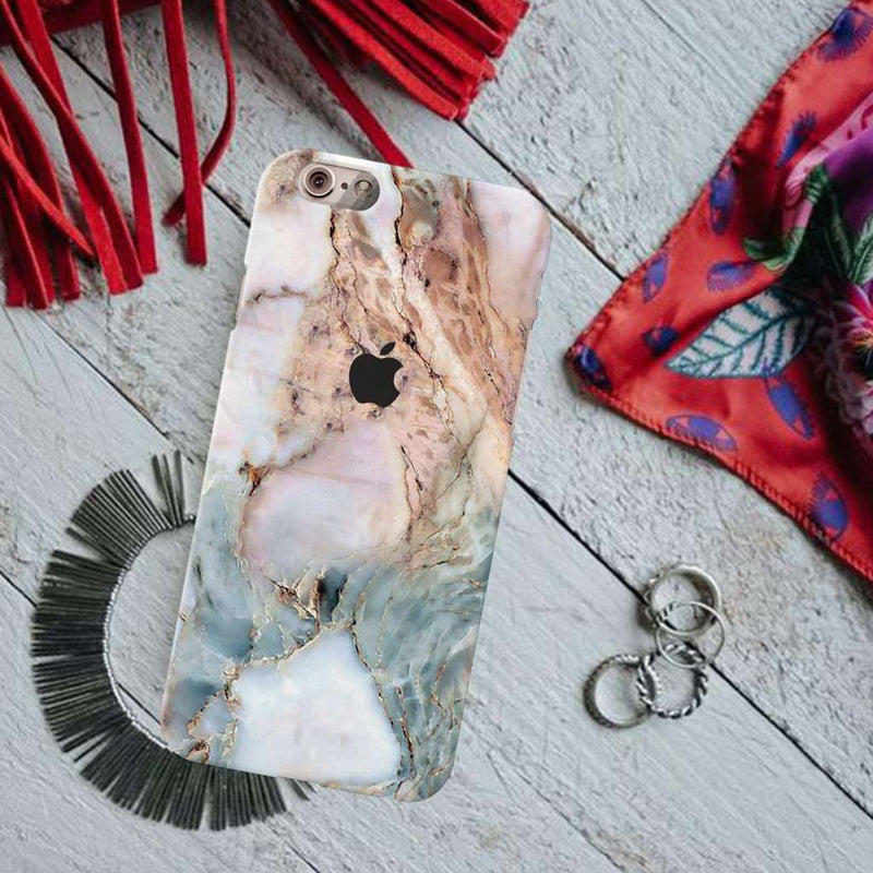 Lite Pink Marble Pattern Mobile Case Cover For Iphone 6