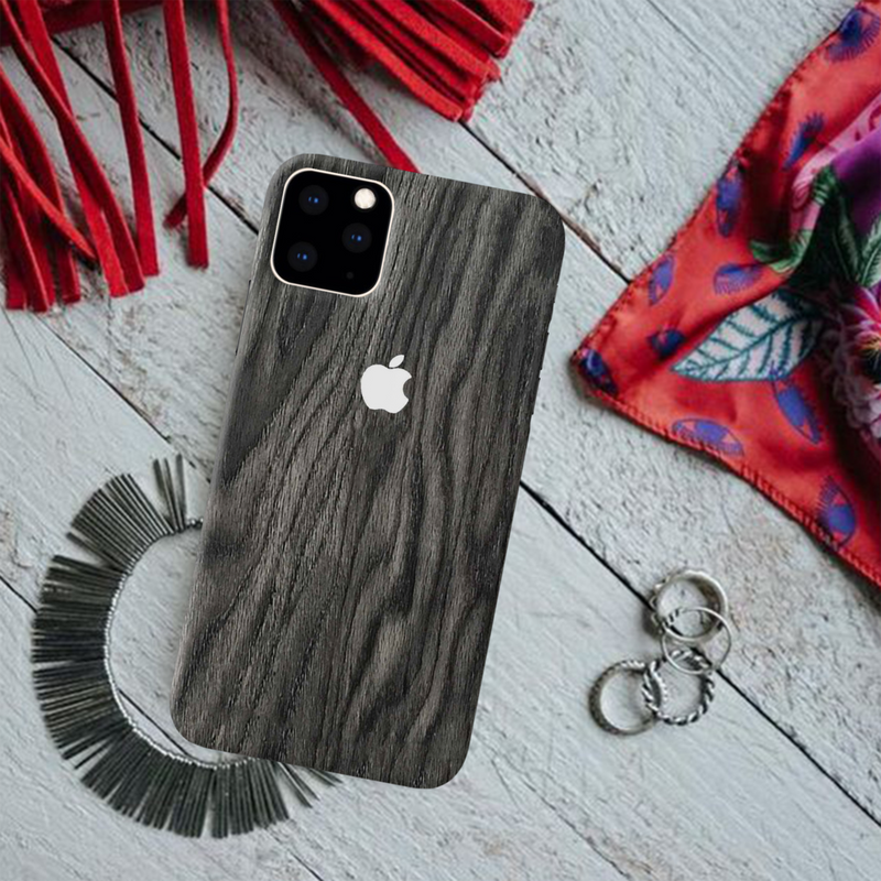 Black Wood Surface Pattern Mobile Case Cover For Iphone 11 Pro