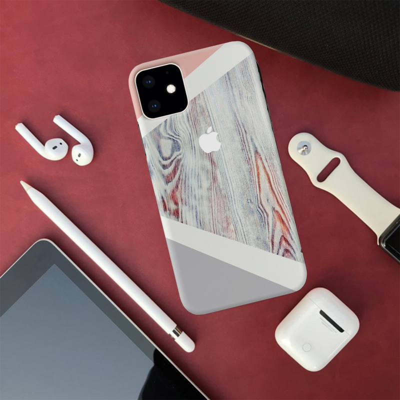 Floral Wood Pattern Mobile Case Cover For Iphone 11