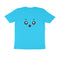 Cute Eyes Round Neck Printed Tshirt for Men