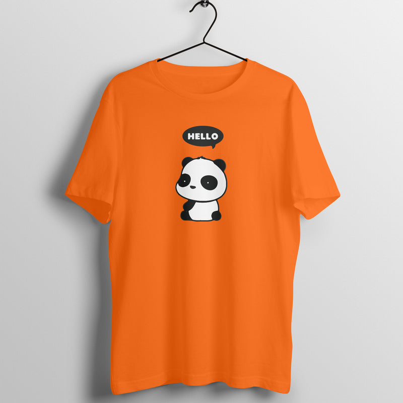 Hello Doll Half Sleeve Round Neck Printed Tshirts