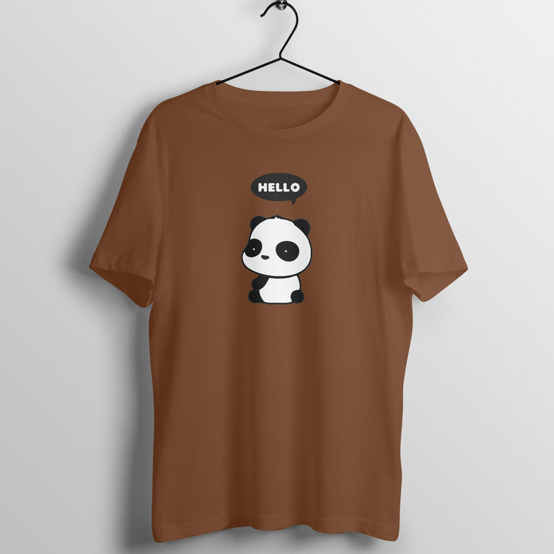 Hello Doll Half Sleeve Round Neck Printed Tshirts