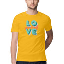 Love Yourself Printed Round Neck Men Tshirts