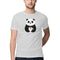 Panda Printed Round Neck Men Tshirts