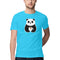 Panda Printed Round Neck Men Tshirts