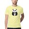 Panda Printed Round Neck Men Tshirts