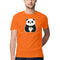 Panda Printed Round Neck Men Tshirts