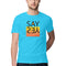 Say Yes Printed Round Neck Men Tshirts