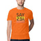 Say Yes Printed Round Neck Men Tshirts